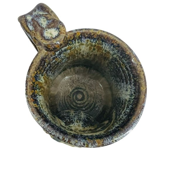 Pikes Peak Colorado Handmade Souvenir Pottery Ceramic Brown Glazed Coffee Mug - Picture 6 of 8